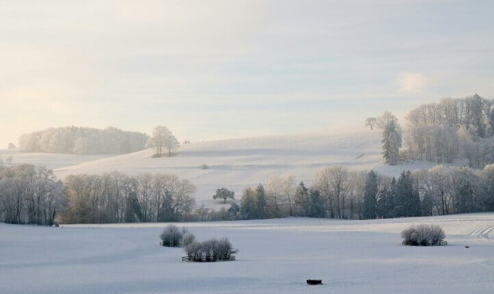 Mindfulness advent calendar (winter scene)